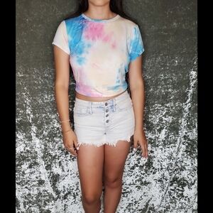 Faded Rose Tie Dye Top